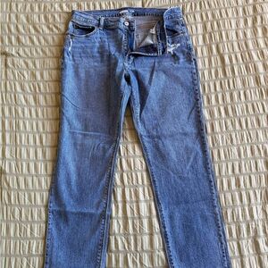 Old Navy Blue Relaxed Boyfriend Jeans
